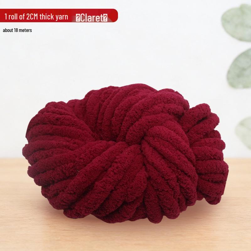 Festive Wine Red Velvet Pendant for New Year & Spring Festival Decorations