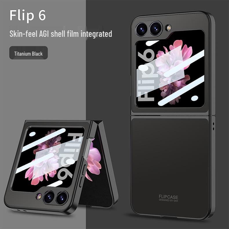 Samsung Z Flip6 AG Shell Foldable Case - Skin-Feel, Anti-Fall, Screen-Integrated