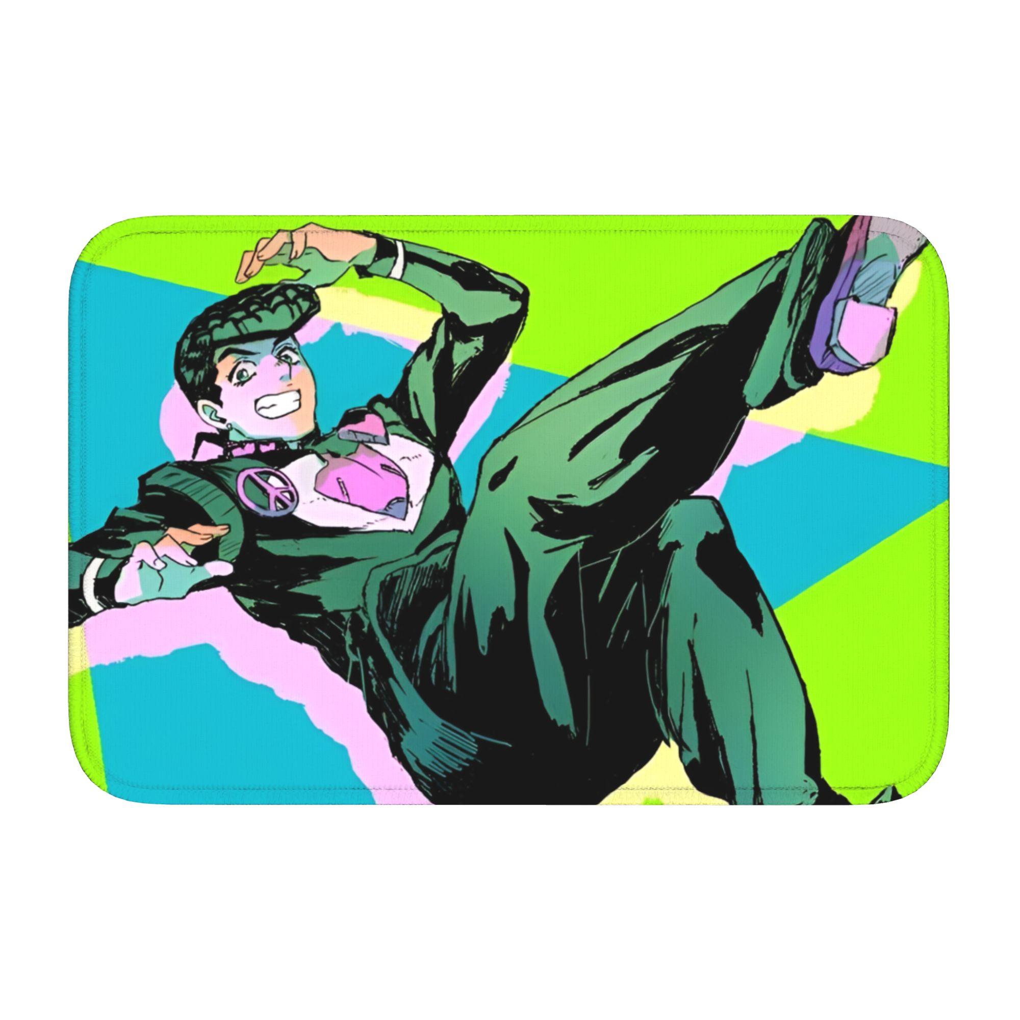 

Custom JoJoes Anime Doormat Anti-Slip Entrance Welcome Kitchen Bathroom Floor Door Mat Toilet Living Room Carpet Rug 60cm x 90cm