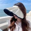 Summer Sun Visors Hat Women Visors Hat Women SunHat With Ponytail Hole Foldable