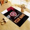 Custom Name Heart of Midlothian Carpet Rug for Living Room Bedroom Home Sofa Decoration,Kids play Non-slip Floor Mat