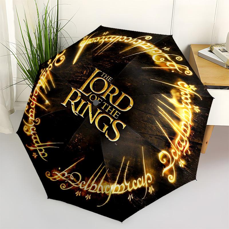

1pc Lord of the Rings Umbrella with Plastic Handle,Suitable for All Seasons Travel Outdoor Multi-functional UmbrellaDCS109