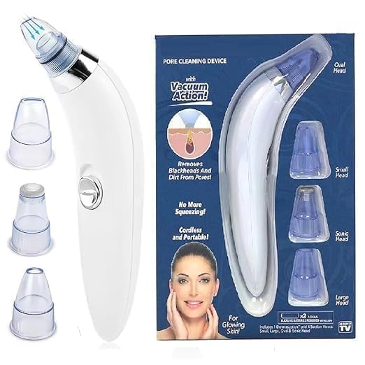 

PIARA 4 In 1 Multi-Function Blackhead Whitehead Extractor Remover Device Facial Cleansing Tool,Skin Cleaner,Pimple Removal Tool,Acne Pimple Pore