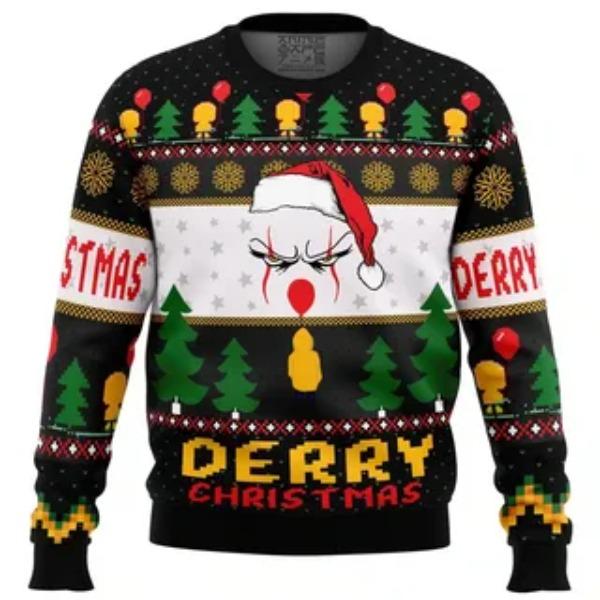 3D Printing Autumn Winter Christmas Series Printed Men's Pullover Casual Fashion Loose Casual O-Neck Pullover