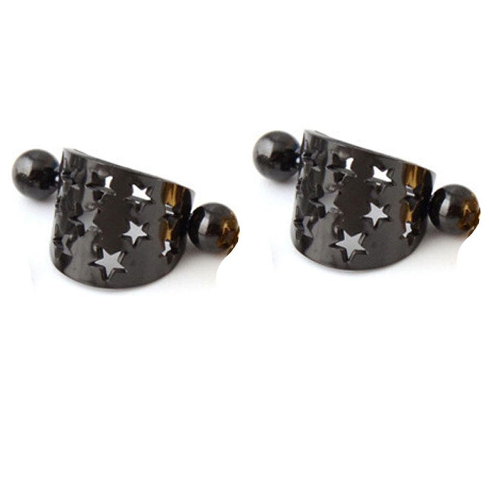 16G Stainless Steel Ear Piercing Horseshoe Shield Cuff Ear Helix Cartilage Cuff Ring Earrings Body Jewelry Piercing