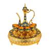 Elegant Zinc Alloy Barware Set 8-Piece Vintage Inspired Serving Home Dining Table Decor