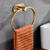 Wall Mounted Towel Ring Hook Rustproof Self-adhesive Towel Holder Hand Towel Holder  Bedroom Use