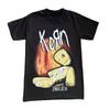 2025 Korn Follow The Leader Patterned Printed T-shirts Summer Brand Pure Cotton Men's and Women's Tshirt with Short Sleeves