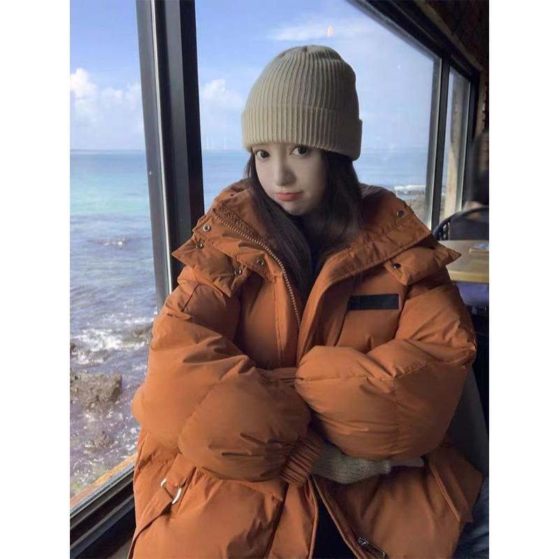 2024 New Winter Korean Version Versatile Down Jacket Padded Jacket Thickened Small Loose Bread Jacket Padded Jacket