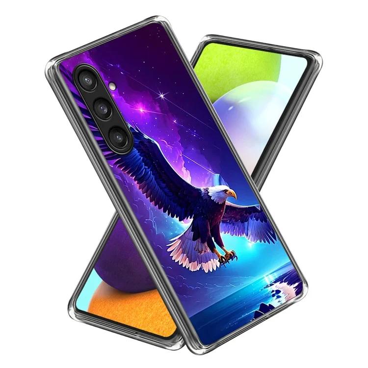 

Для Мобильного Телефона Samsung Galaxy S24 Гибкий Чехол ТПУ С Рисунком - Летающий Орел