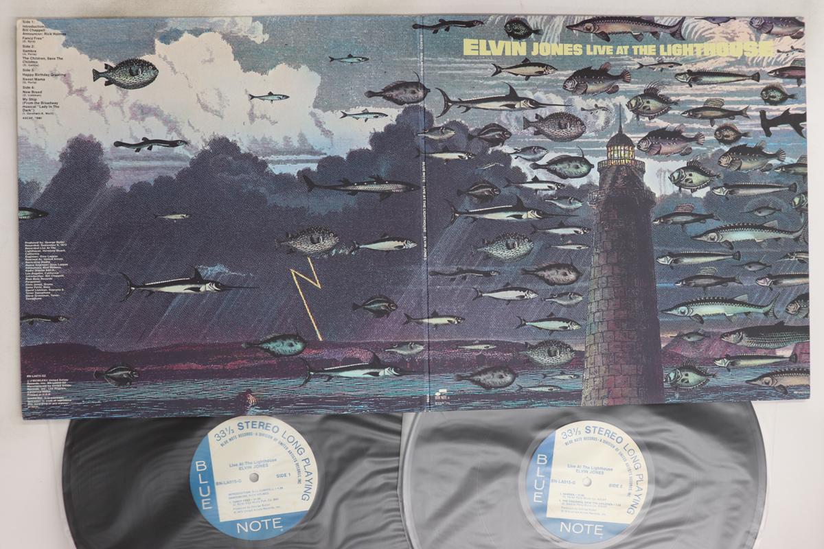 

LP Record ELVIN JONES - Live At The Lighthouse BNLA015G BLUE NOTE 1972 US Jazz Used