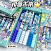 6Pcs/Set Hatsune Miku Cute Pen 0.5Mm Black Ballpoint Pen Writing School Office Students School Office Supplies Stationery