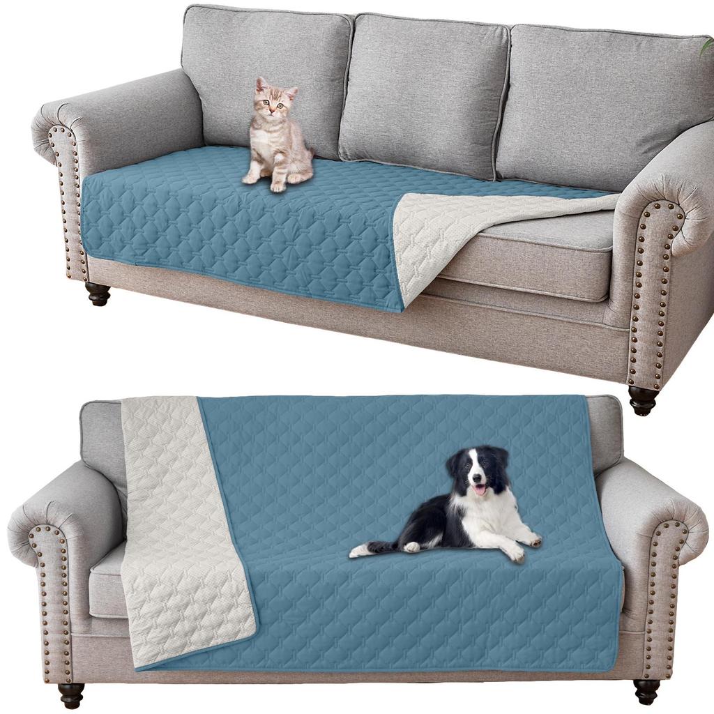 Waterproof Dog Bed Cover Pet Blanket for Bed Couch Sofa Reversible Sofa Slipcover L Shape Sofa Cover Sectional Couch Cover Chaise Loveseat Couch Cover