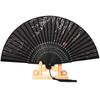 Classical Chinese Dance Fan - Handmade Bamboo Folding Fan for Wall Decor, Performance Costume & Partition Screen