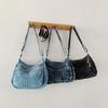 Casual Denim Crossbody Bag Women's Lightweight Commuter Shoulder Bag Fashionable New Style Versatile Korean Design
