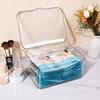 Clear Plastic Storage Box Multi-Purpose Desktop Organizer For Home Office Makeup Jewelry Bathroom
