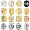 Simple Copper Spacer Bead Clip Bead Charms Ideal For Authentic Bracelets Color Rubiks Cube Charm Bead Charms Do It Yourself Bracelets Classic Fine Je