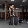 3 In 1 Plyometric Jump Box, 20/18/16 Inch Wooden Plyo Box, Platform & Jumping Agility Box, Anti-Slip Fitness Exercise Step Up Box for Home Gym