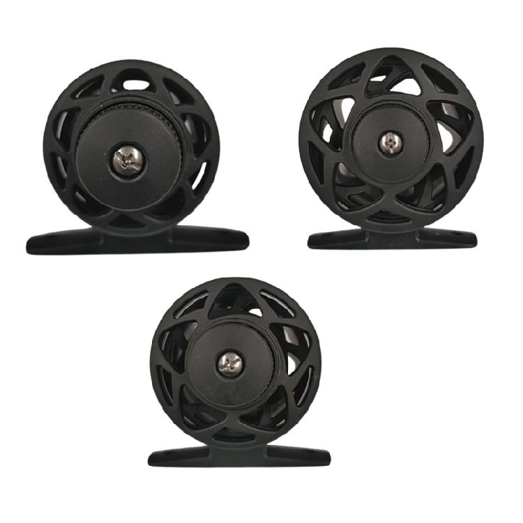 Tangles Without Fishing Spool Reels For Ice Fly Angling Weather Resistant Plastic Construction Smooth Retrieval