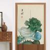 Chinese Half Door Curtain for Kitchen Bathroom Bedroom Partition Windproof Decorative Hanging Screen