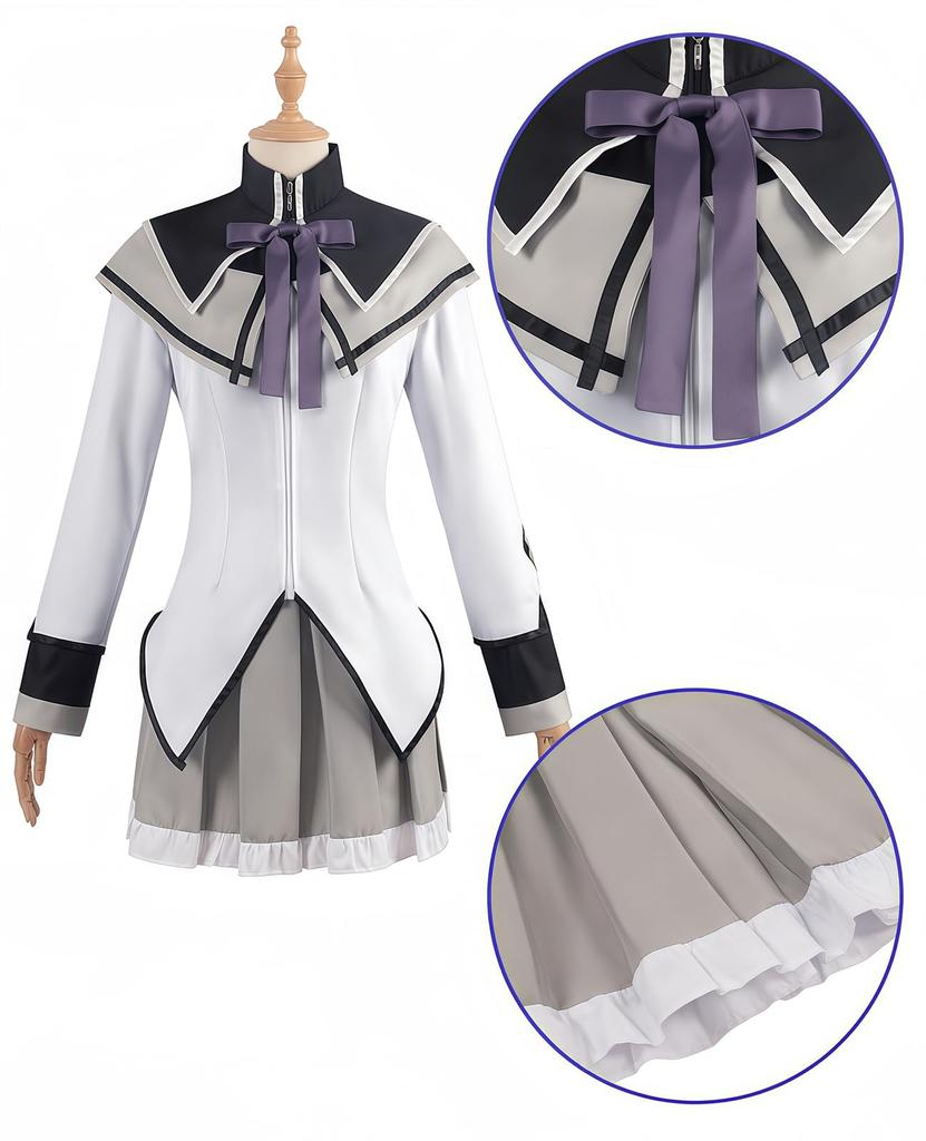 Madoka Magica Akemi Homura Cosplay Puella Magi Madoka Magica Cosplay Costume for School Puella Magi Madoka Magica Cosplay Size [NOKIJP] Cosplay,
