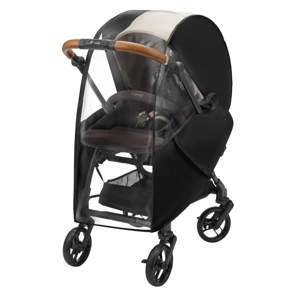 Genuine Combi Rain Cover for Strollers and Protects Against Pollen and Splashes Multi-Fit Double-Facing A-Type (OA) - Windproof, Waterproof,