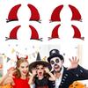 Horn Haarspange Cartoon Muster Haarnadel Rollenspiel Kostüm Haarspangen Verstellbar für Halloween Feiertagsparty