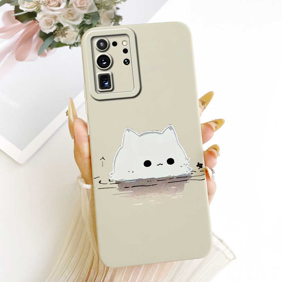 For Samsung Galaxy S20 Ultra Case Fashion Cartoon Rabbit Silicone Back Cover For Samsung S20 Ultra 4G 5G Bumper Phone Cases