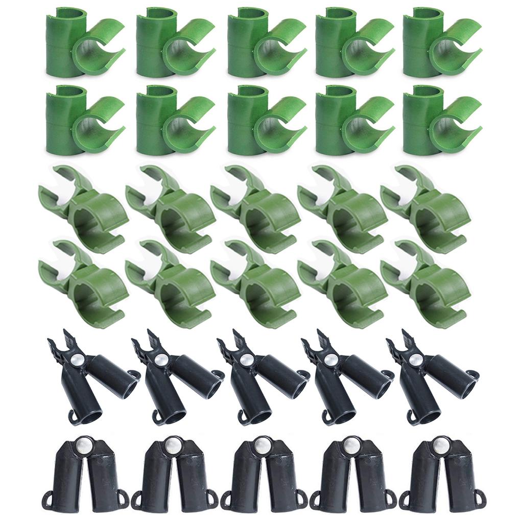 Plant Connector Clips Flexible Angle Adjustable Secure Non Slip Plant Cane Connector