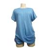 Solid Color Round Neck T-shirt Top
