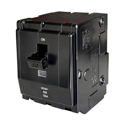 50 Amp 3 Poles Insert Type Miniature Circuit Breaker Square Plug In Circuit Breaker for Home And Industrial Wiring