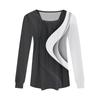 Long Sleeve Shirts For Women Tops Dressy Casual Blouses Pleated Square Scooped Neck Tunic Tops