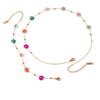 Women's Titanium Steel Crystal Flower Choker Necklace Set