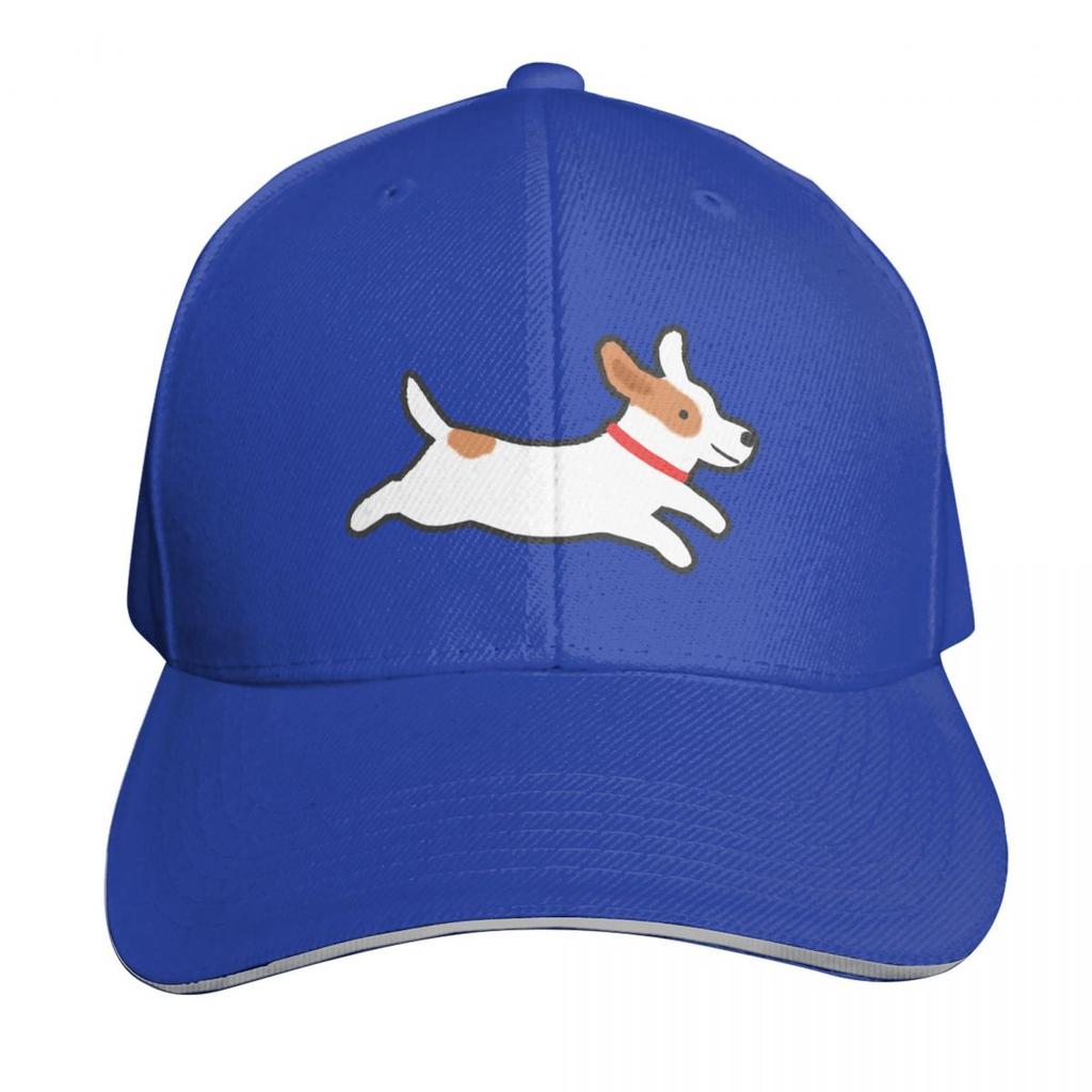 Uroczy Jack Russell Terrier Biegnący Pies Czapka z Daszkiem kapelusze dla Unisex Górska impreza Kapelusz czapka marynarska dla Unisex Kapelusze Unisex Damskie