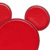 Coach X Disney Collaboration Mickey Mouse Ear Graffiti Print Leather Wallet Women Wallet Red C1181-B4RHM