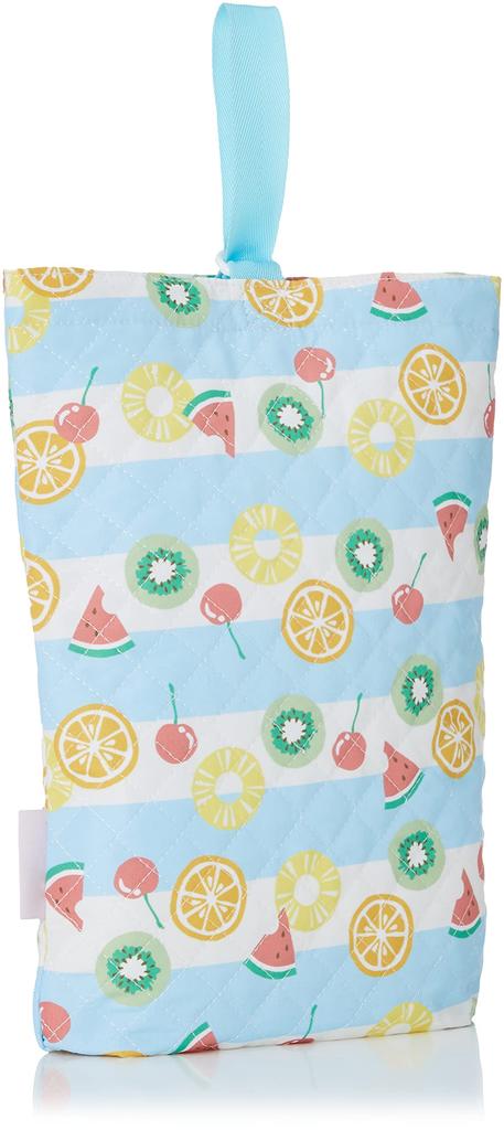 Marushin Piccolino Many Fruits Indoor Shoes Bag for Perfect for and Elementary Quilted 0165014100 Girls, Preschool, Kindergarten, School, Goods,