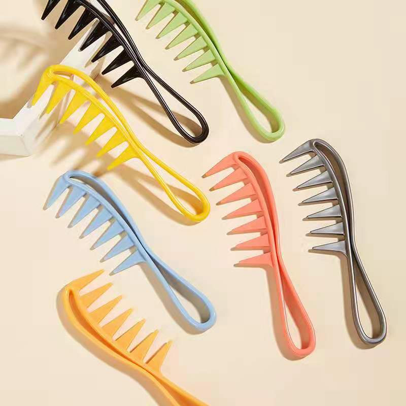 Grzebień do strzyżenia włosów w salonie fryzjerskim, rozplątujący, grzebienie z szerokimi zębami, profesjonalna męska szczotka do stylizacji włosów, grzebień zapobiegający plątaniu się, fryzjer