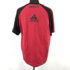Wyprodukowano w Japonii adidas David Beckham Koszulka z krótkim rękawem O/XL Męska Czerwona BECKHAM AC Milan(UŻYWANY)