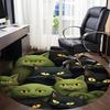 1pc Cat Pattern Office Round Area Rug, Indoor Mat Suitable ForOffice, Under Office Chairs Bedroom Living Room Home Decor, Room Deco,  n74