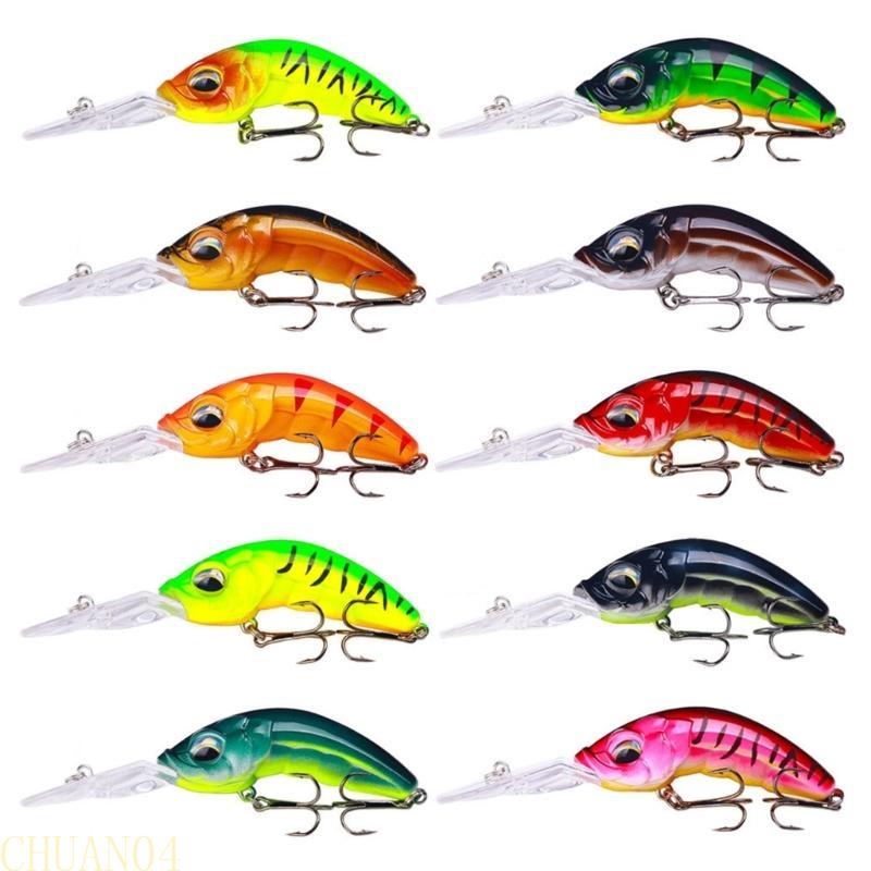 A1A2 103mm Fishing Lures Mini Wobbler Fishing Lures Artificial Hard Baits Crankbait Bass Fishing Tackle Spinner Fishing Lures