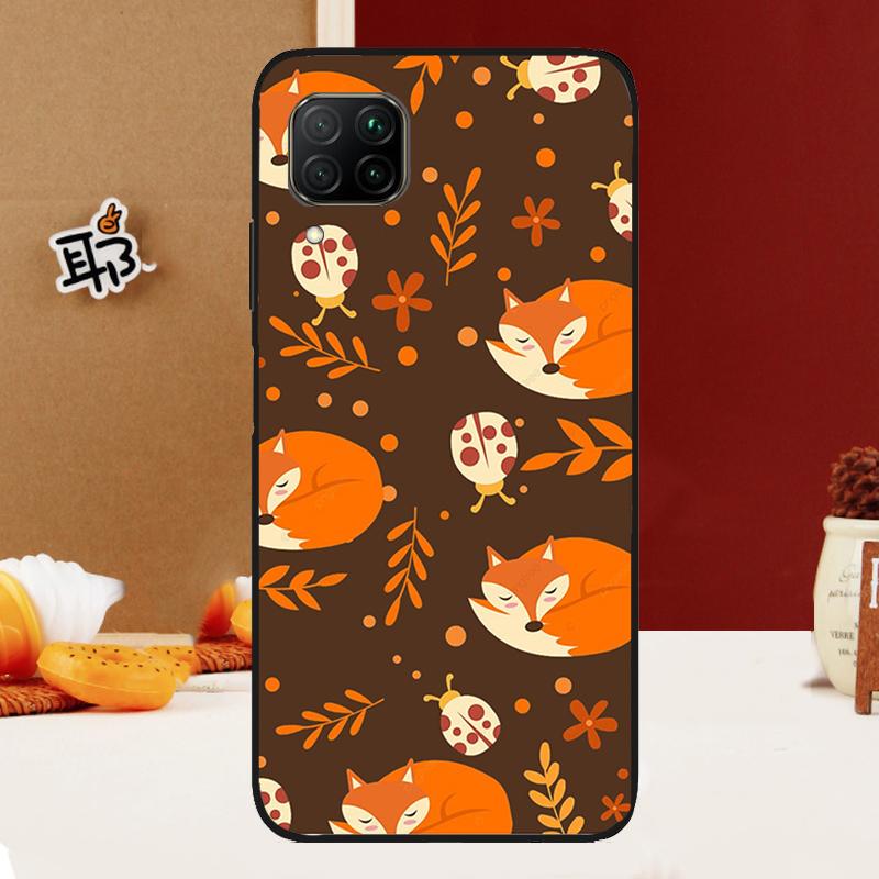 Autumn Leaves Fall Fox For Huawei Nova 12i 3i 7i 8i 11i 9 10 SE Y60 Y61 Y70 Y72 Y73 Y90 Y91 P20 P30 P40 Lite Case
