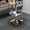 1PC Owl Mandala Office Round Area Rug, Mat Suitable For Office, Under Office Chairs Bedroom Living Room Home Decor, Room Deco