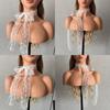 Damen Spitzen Schal Für Modische Party Choker Outfits Langer Choker für Themenpartys und Partymode