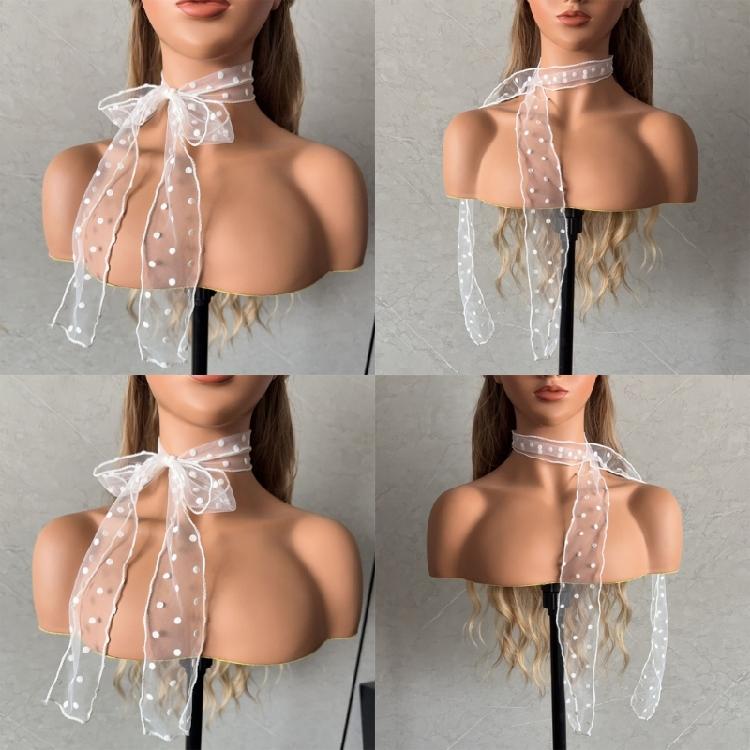 Damen Spitzen Schal Für Modische Party Choker Outfits Langer Choker für Themenpartys und Partymode