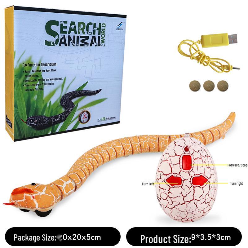 Bionic Remote-Controlled Animal Toy: Cockroach, Centipede, Frog, Crab, Prank Spider, Boa Constrictor, Mouse.