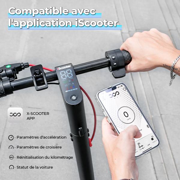 Electric Scooter Foldable iScooter W7 350W Motor Electric City Scooter Top Speed 35Km/h 36V 7.8AH Range 30Km Load 120Kg