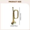 Trumpet Bugle Musical Instrument 33cm Portable Cavalry Brass for Performances