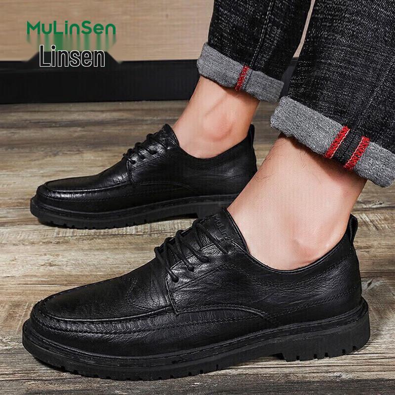 MULINSEN Men s Business Casual Derby Shoes 41