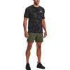 Under Armour RUSH T-Shirts Herren Schwarz Rundhals Mäßig Gerader Schnitt 1376792-001