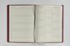 Takahashi Planner 2026 April Start A5 Business Diary Burgundy 903 No.